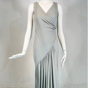 Ralph Lauren Collection 1930s Inspired Pale Blue Silk Cre, Size 6, NEW WITH TAGS